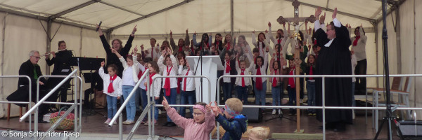 Himmelfahrtsgottesdienst auf dem Marktplatz