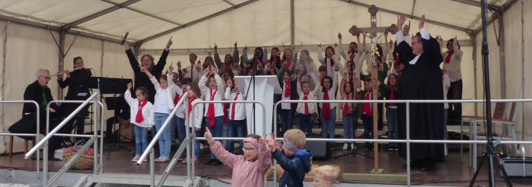 Himmelfahrtsgottesdienst auf dem Marktplatz