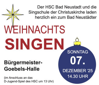 Weihnachtssingen