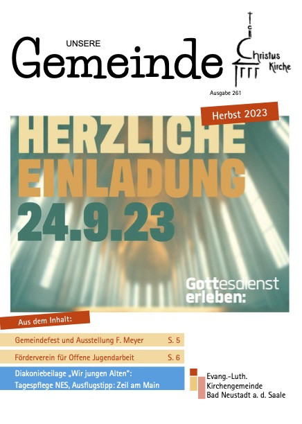 Titelblatt Gemeindeblatt Ausgabe 261