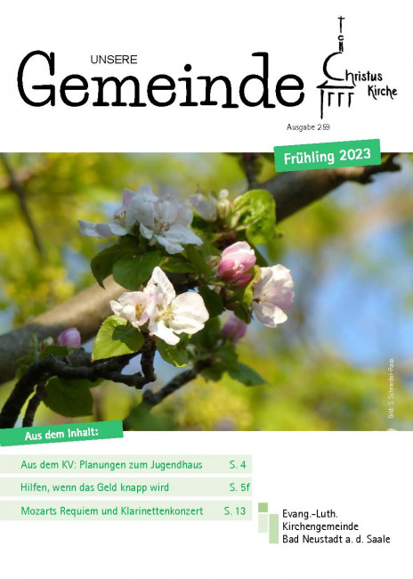 Gemeindeblatt Frühling 2023, Ausgabe 259