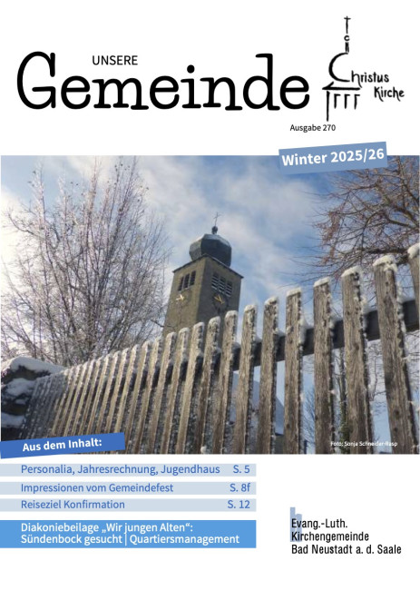 Gemeindeblatt Winter 2025/26, Ausgabe 267